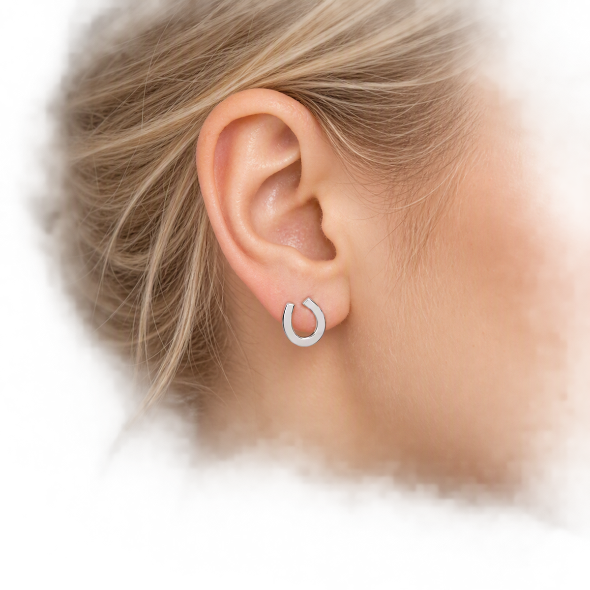 Horseshoe Stud Earrings