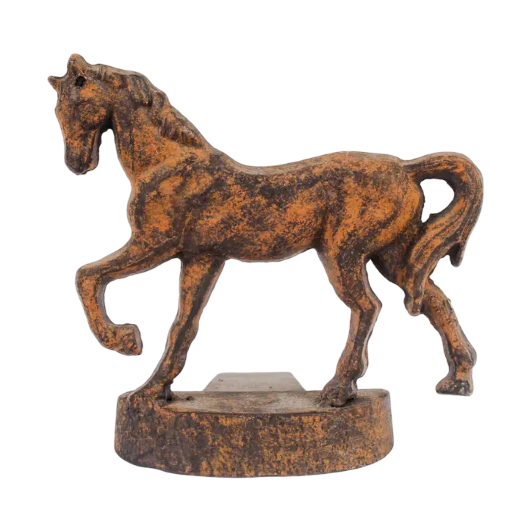 Rustic Horse Doorstop Ornament