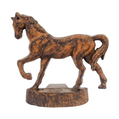 Rustic Horse Doorstop Ornament