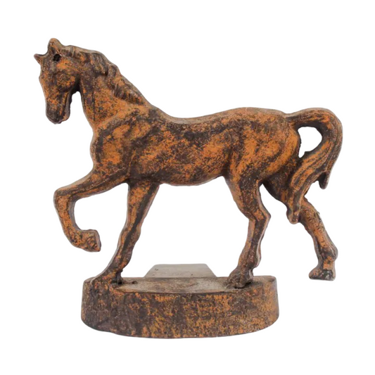 Rustic Horse Doorstop