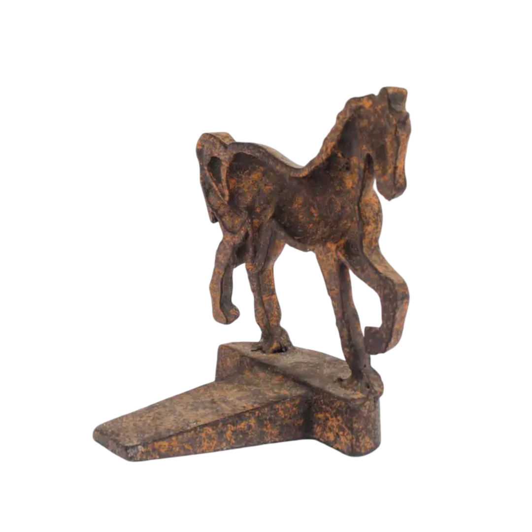 Rustic Horse Doorstop Ornament