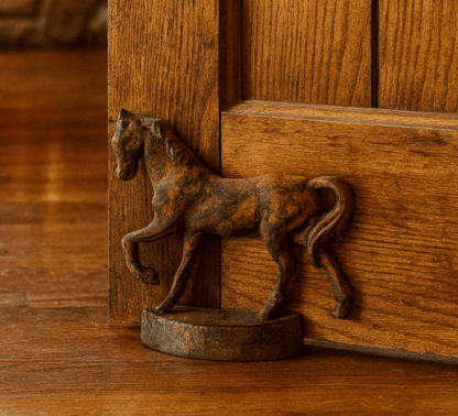 Rustic Horse Doorstop Ornament