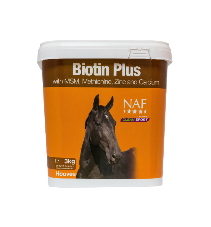 NAF Biotin Plus Powder 3kg | T-M Horse Products