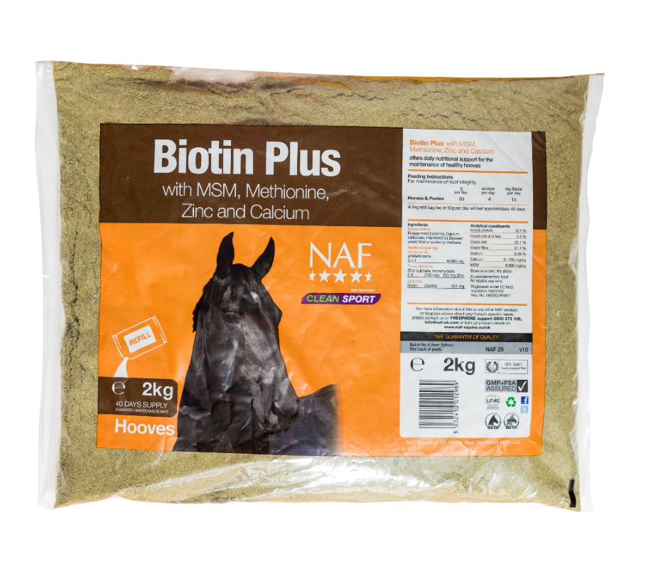 NAF Biotin Plus Powder 2kg Refill Bag