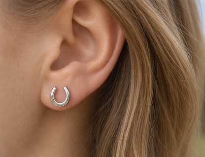 Horseshoe Stud Earrings